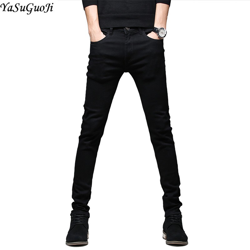 mens black skinny jeans size 40