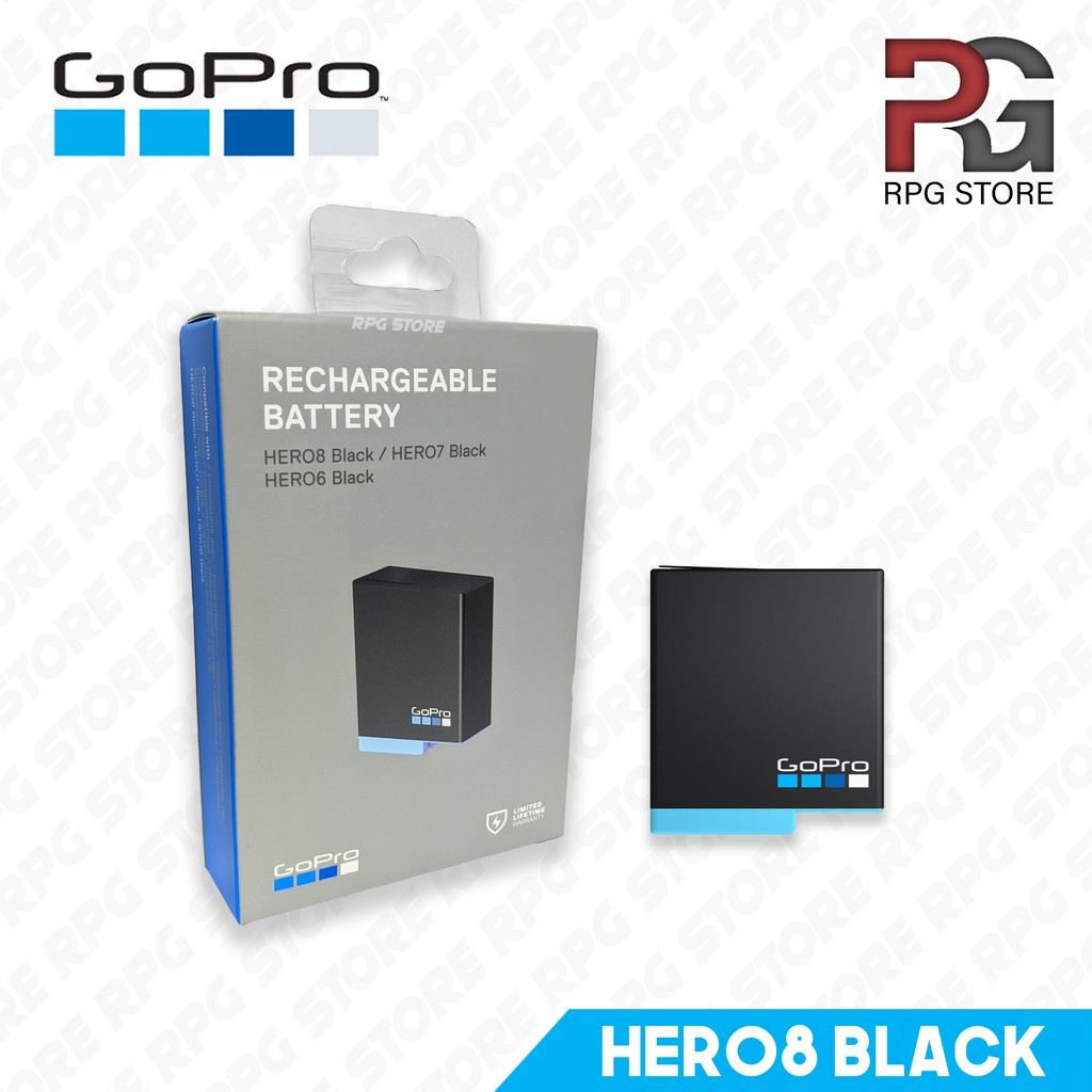 Ready Stock Original Gopro Rechargeable Battery For Hero8 Black Shopee Malaysia