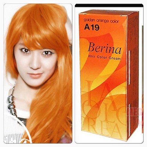 New Fashiion Hair Berina A19 Golden Orange Permanent Dye Unisex