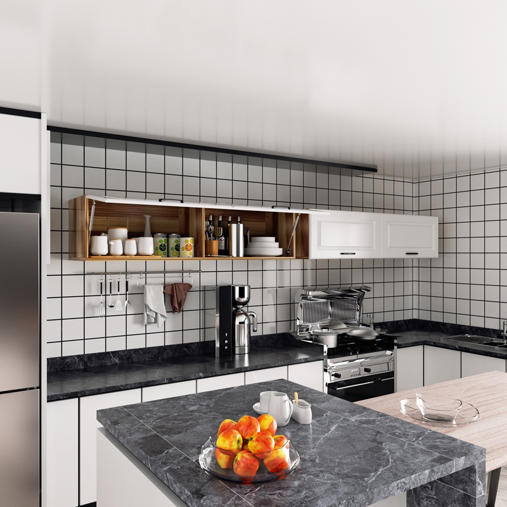 Kabinet Dapur Gantung Wall Cabinet Kitchen Wall Mounted Cabinet Table ...