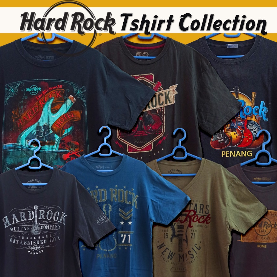 HARD ROCK TSHIRT (Preloved) ORIGINAL | Hard Rock Cafe Tshirt Original ...