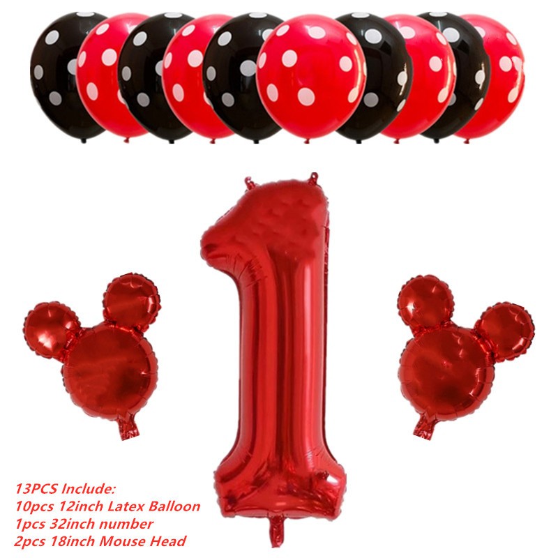 Toys Games 12 Inch Latex Balloons For Baby Party Baby Shower Mickey Mouse Theme Party Supplies 24 Pack Mickey Happy Birthday Cake Topper Cute Cupcake Decorations 50 Pack Mickey Mouse Balloons Party Supplies