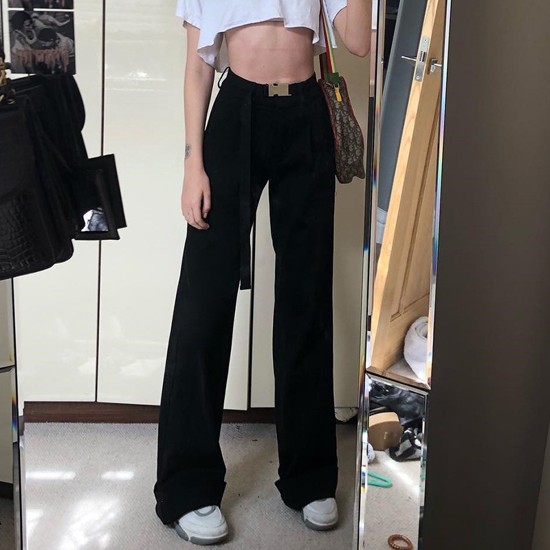 high waisted wide leg overalls