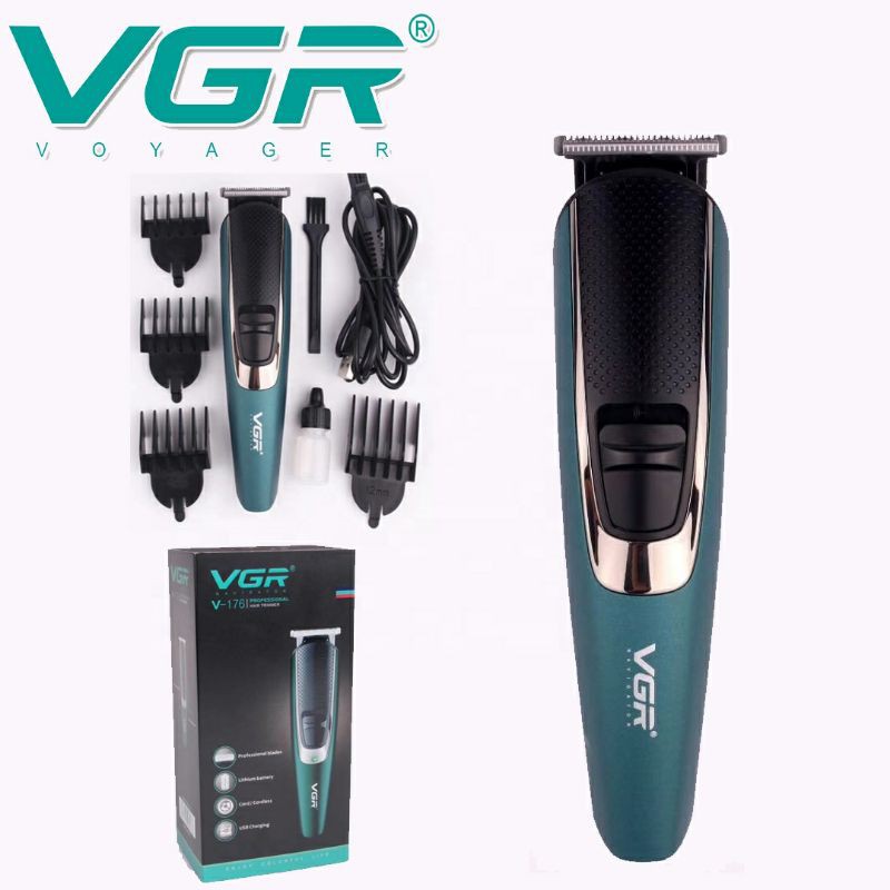 Original VGR V176 Rechargeable Hair trimmer Metal Barber Use Electric