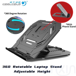 🎁KL STORE✨ 360 Rotatable Laptop Stand Adjustable Height with Phone Stand Tabl