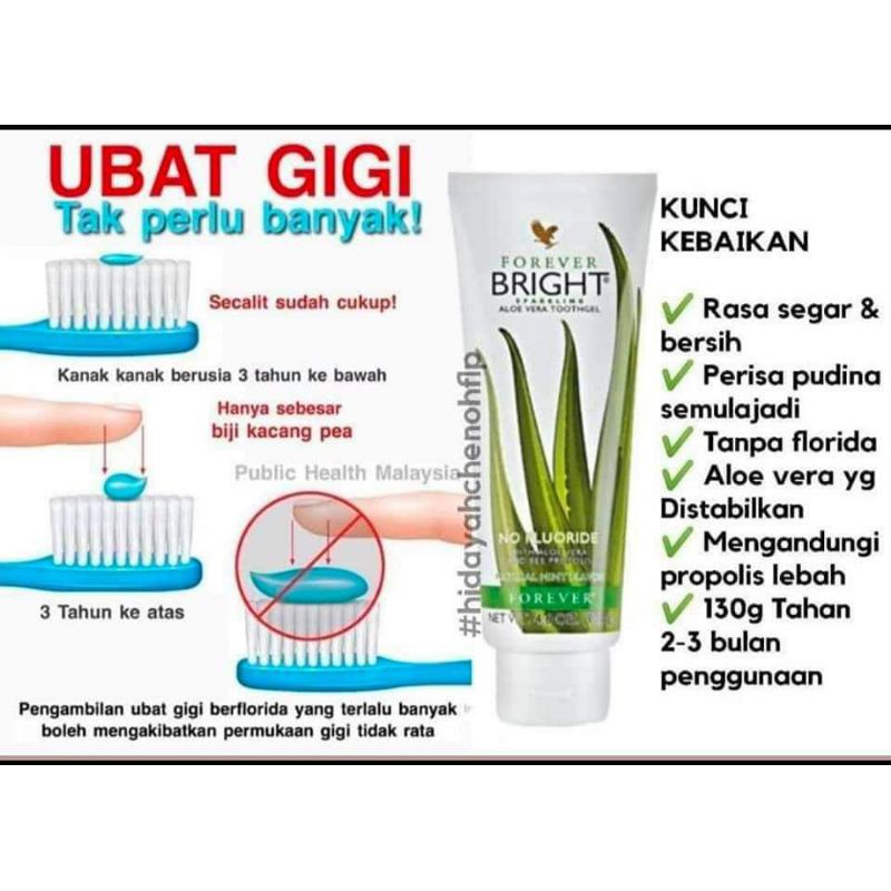 Ubat Gigi Forever Forever Bright Toothgel Shopee Malaysia