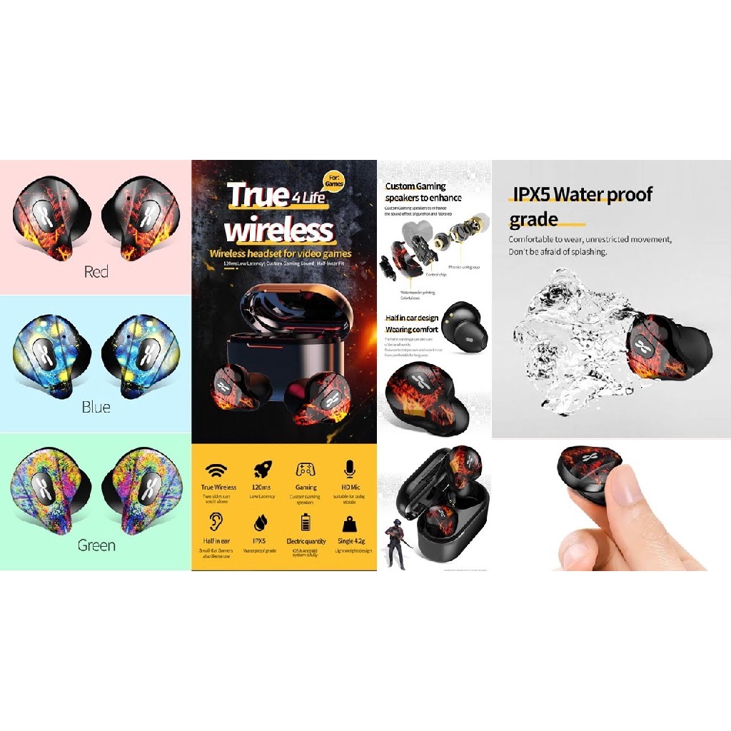 Plextone 4life Gaming True Wireless Earbuds (Malaysia) 