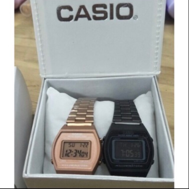 casio black rose gold