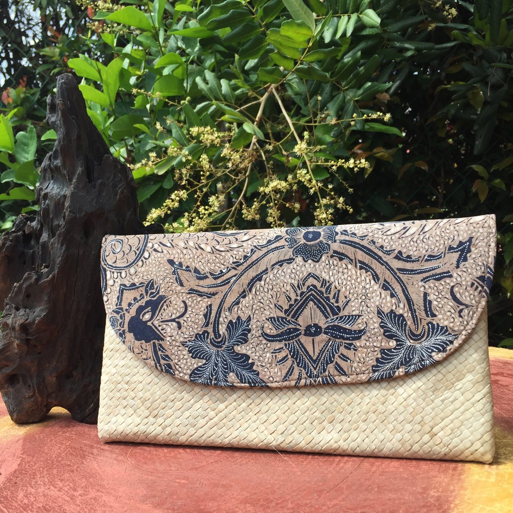 batik clutch