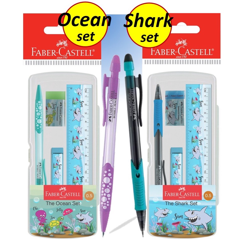 Faber Castell Stationery Set Faber-Castell Ocean Set 130008 Stabilo ...