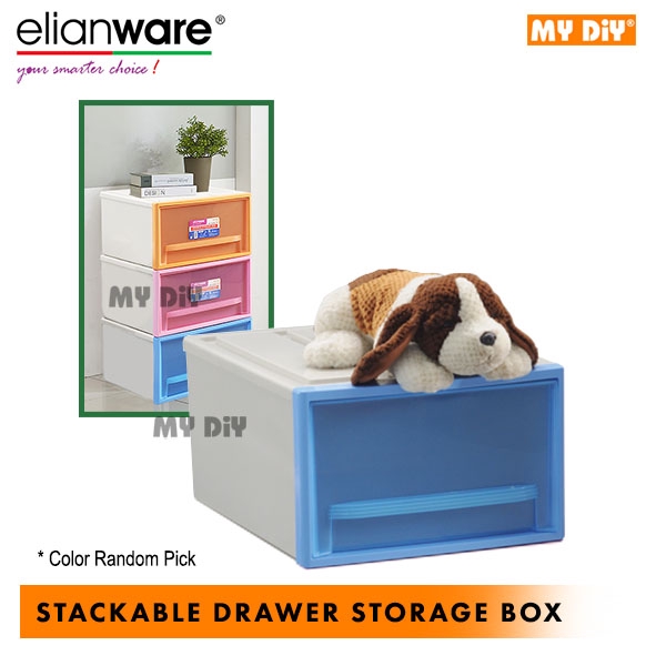 MYDIYSDNBHD Elianware E641 Signature Large Stackable Drawer Storage Box Shopee Malaysia