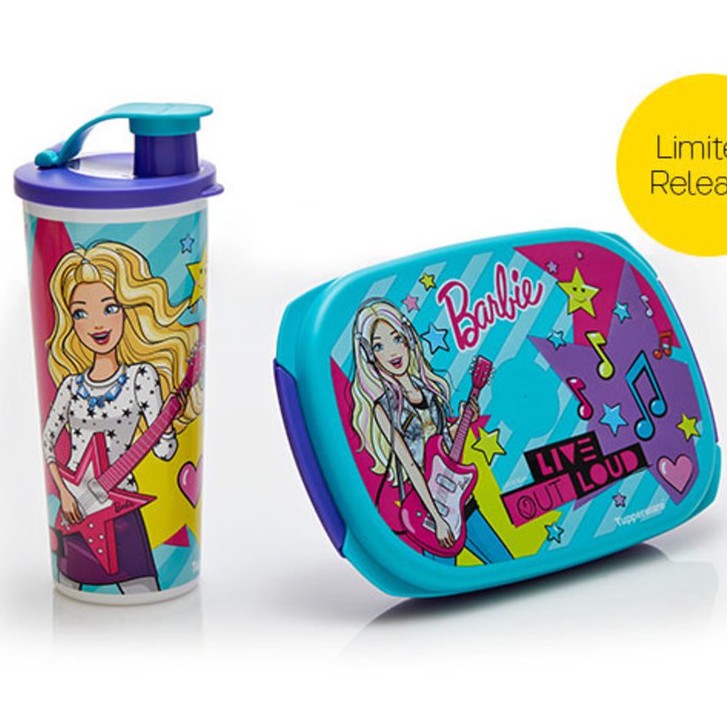 barbie lunch box tupperware