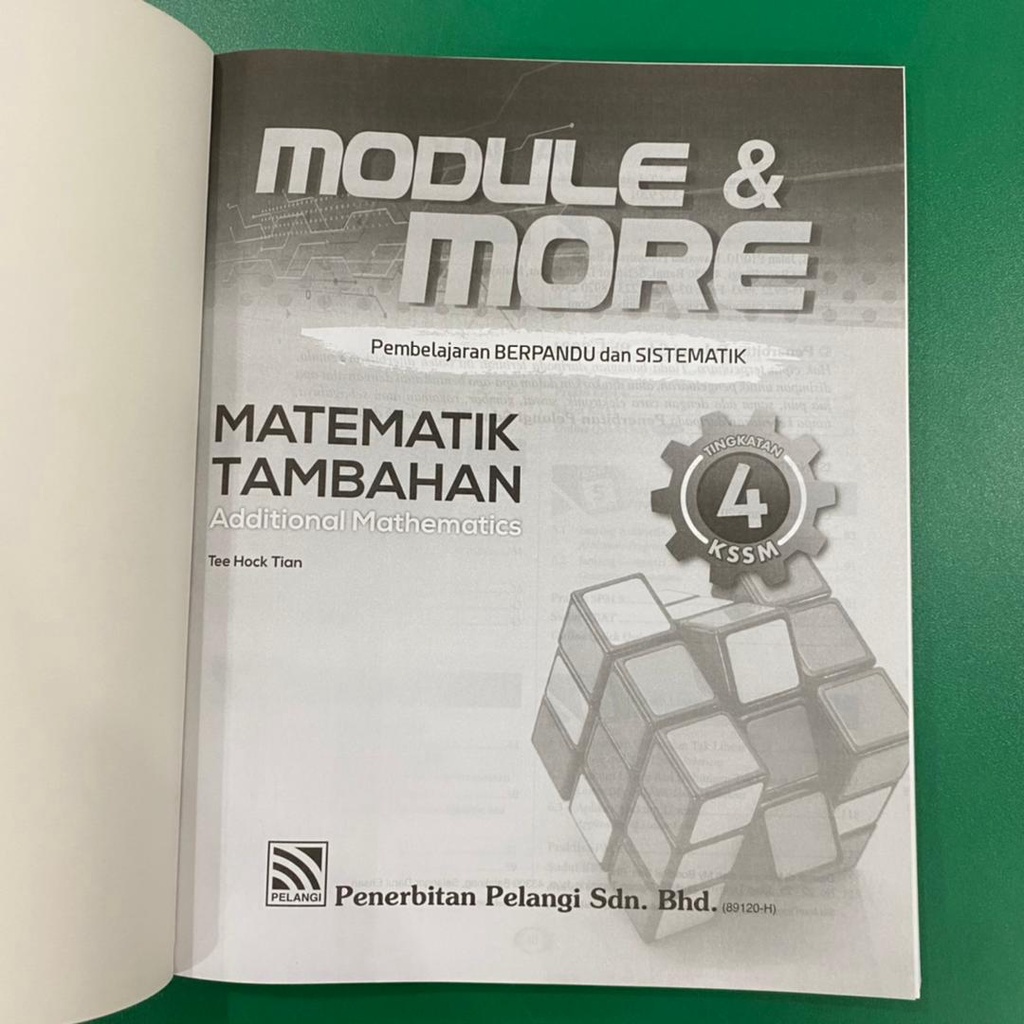 Pelangi Module More Matematik Tambahan Tingkatan 4 2021 Shopee Malaysia