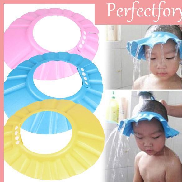 Child Kids Shampoo Bath Shower Cap Hat Wash Hair Shield | Shopee Malaysia