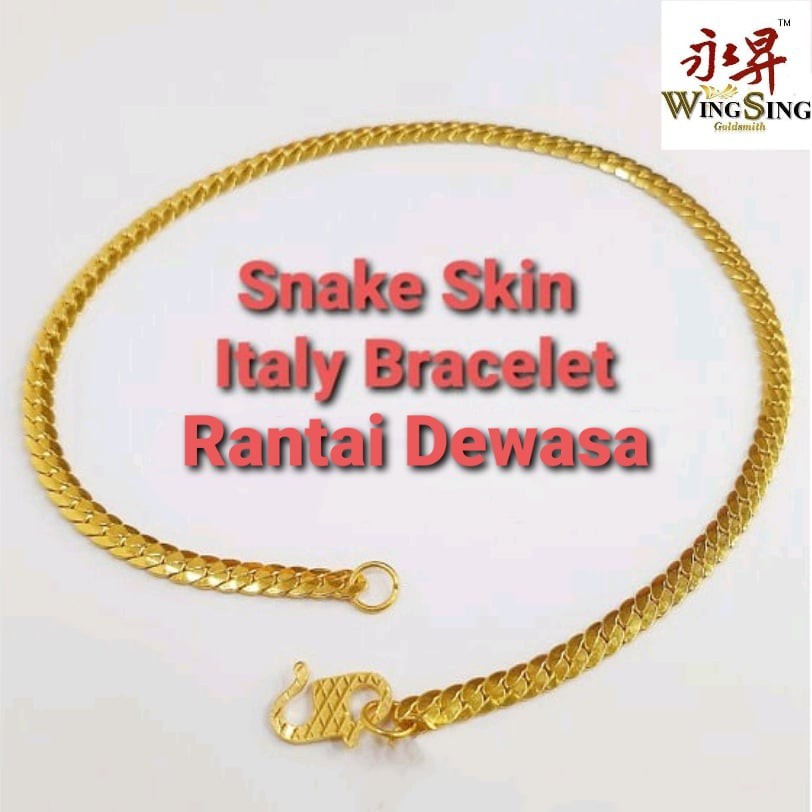 Emas 916 Gelang Tangan Pintal Dewasa Kanak2 Bajet Ringan Shopee Malaysia
