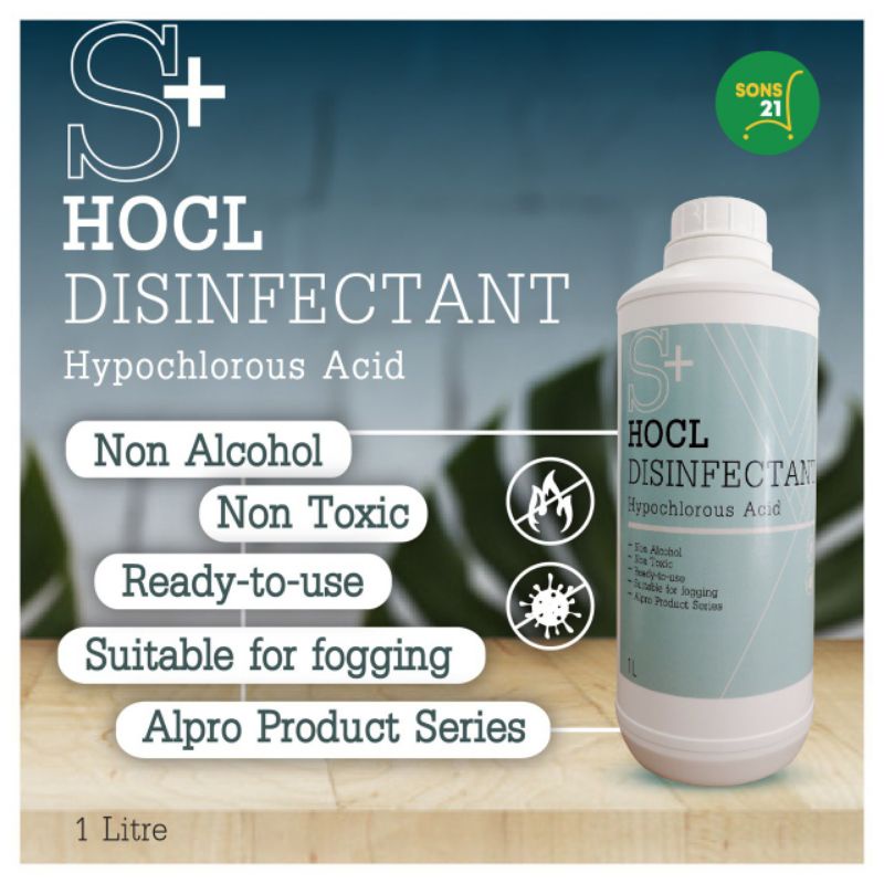 S+ HOCL Disinfectant (1 L) | Shopee Malaysia