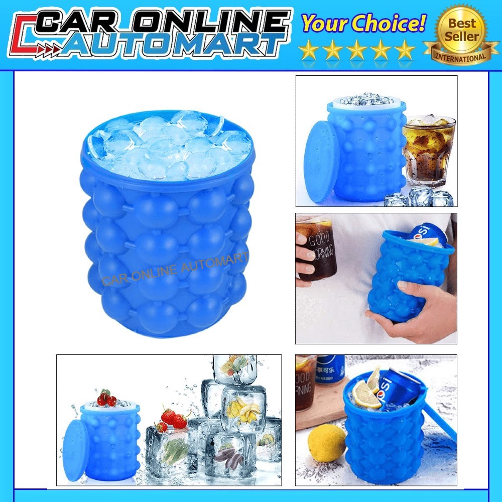 EXTRA LARGE Magic Ice Cube Maker Tray Molds Saving Ice Bucket Saving Space Cold Drink Home Tool