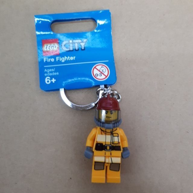 lego firefighter keychain