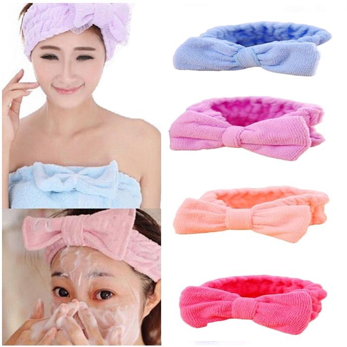 Cute Butterfly End Bath Wash Makeup Hair Band Shower Caps Cute Butterfly End Bath Wash Makeup Hair Band Shower Caps