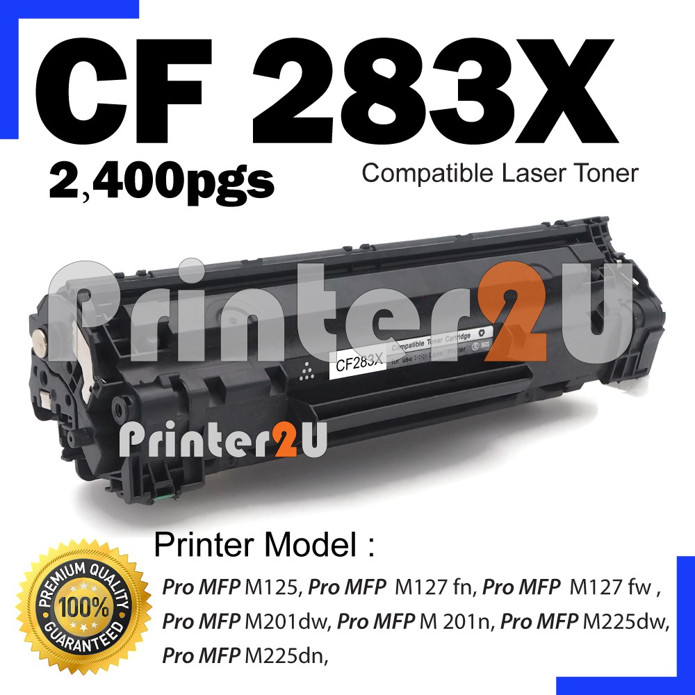 Compatible HB CF283X CF 283X 83X HP83X LaserJet Pro MFP M125 M127 ...