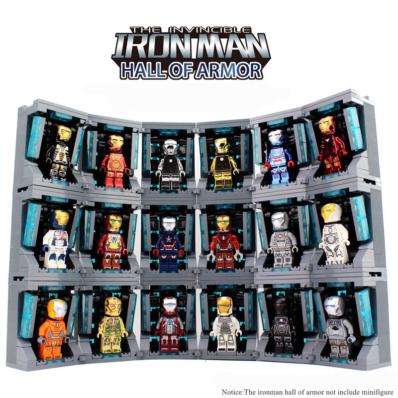 iron man hall of armour lego