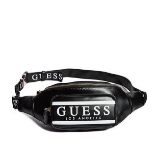 guess waist bag black