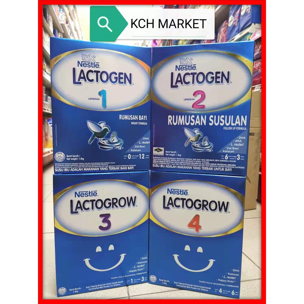 Buy Ready Stock Nestle Lactogen Langkah 1 2 3 4 1 3kg Seetracker Malaysia