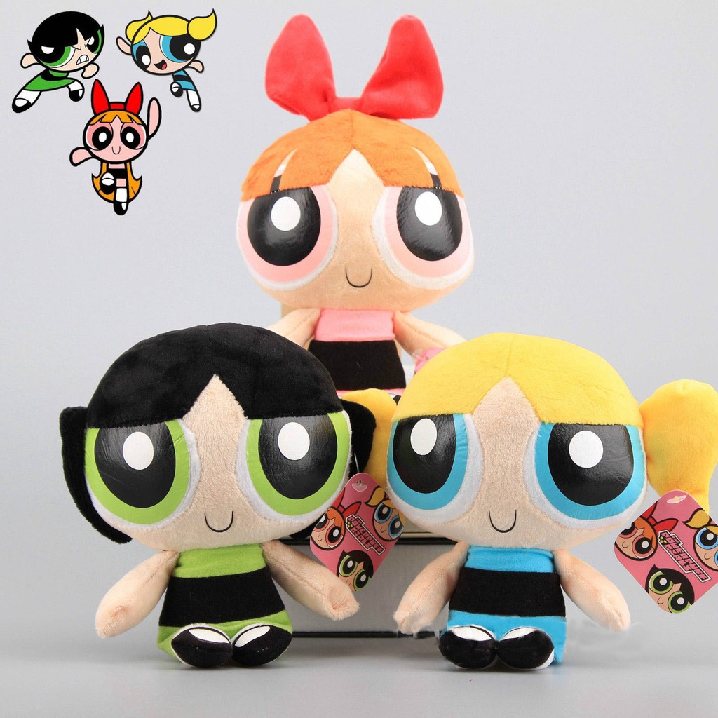 The Powerpuff Girls The 1999 Cartoon Network Plush Toy Doll 9'' Kids Gift |  Shopee Malaysia