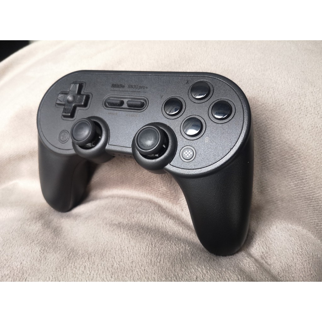 Used 8bitdo Sn30 Pro Plus Bluetooth Wireless Gamepad Controller Black Edition Shopee Malaysia