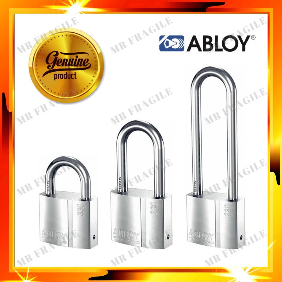 ABLOY GENUINE PL330 48MM Classic Key Medium Strenght Brass Padlock ...