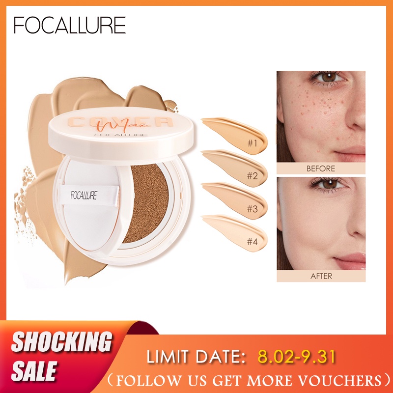 FOCALLURE BB Cushion Foundation Matte Natural Plant Skin Nourish