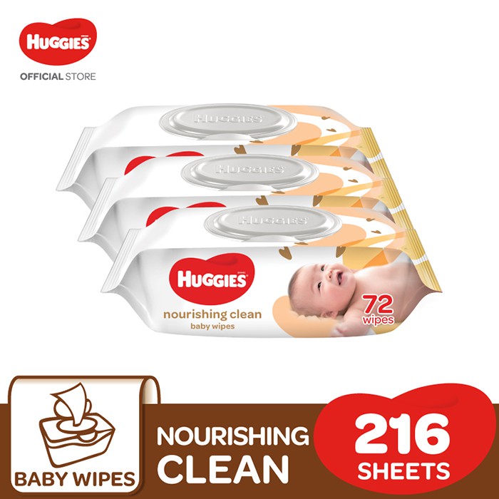 huggies nourishing clean wipes