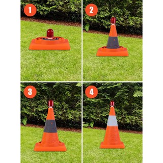 Collapsible 16.5" Reflective Pop Up Emergency Safety Traffic Cone Car - View #12