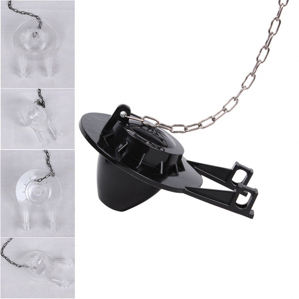 Toilet Drain Valve Flush Replacement Rubber Flapper Bathroom Tool Kit Universal brand new and high quality