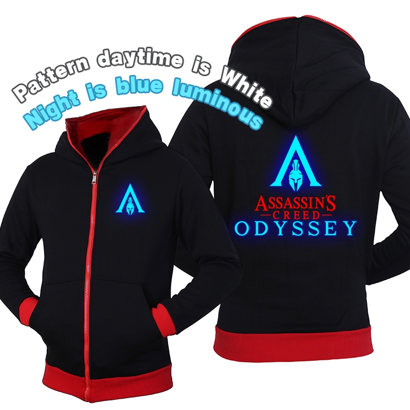 assassin's creed glow in the dark hoodie