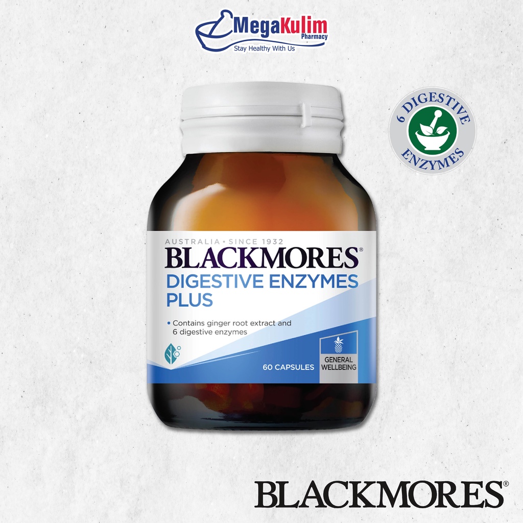 Blackmores Digestive Enzymes Plus 60 Cap Shopee Malaysia
