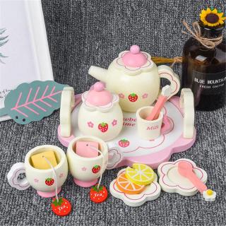 pink tea set toy