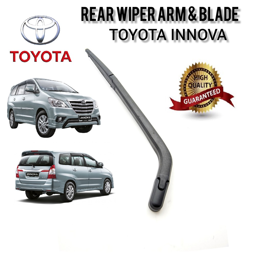Toyota Innova Rear Wiper Arm And Wiper Blade Shopee Malaysia