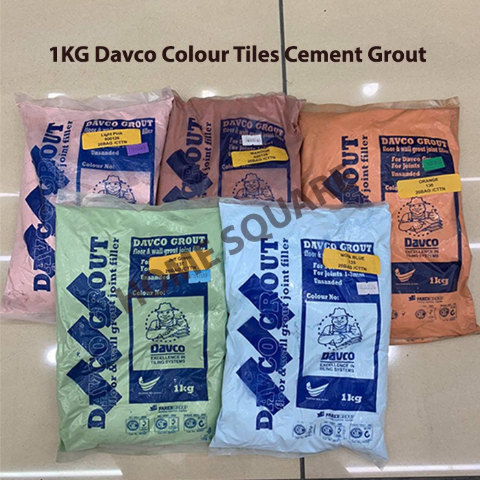 1kg Davco Colour Tiles Cement Grout Shopee Malaysia