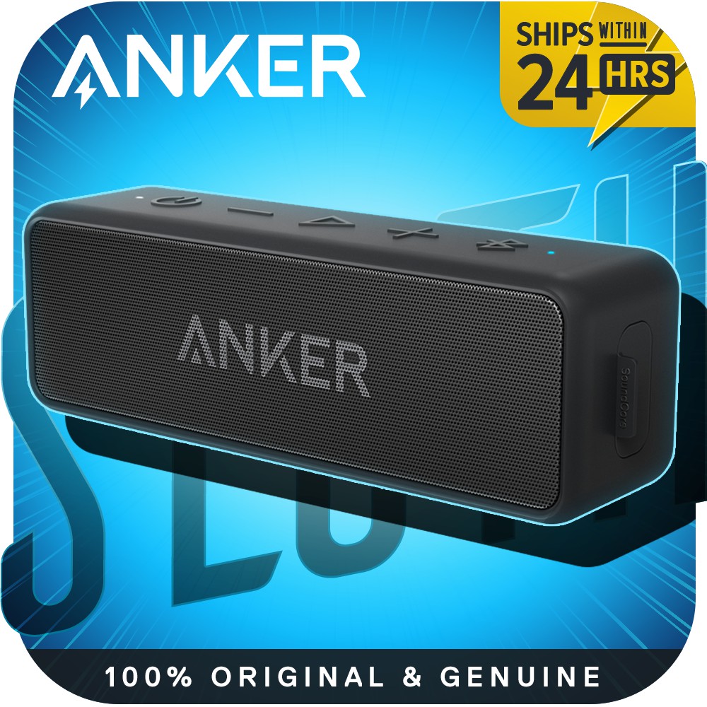 Anker Soundcore 2 Portable Bluetooth Speaker With Bassup Ipx5 Shopee Malaysia