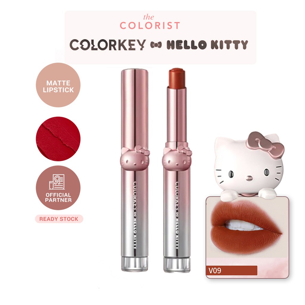 COLORKEY X Hello Kitty Matte Lipstick Shopee Malaysia