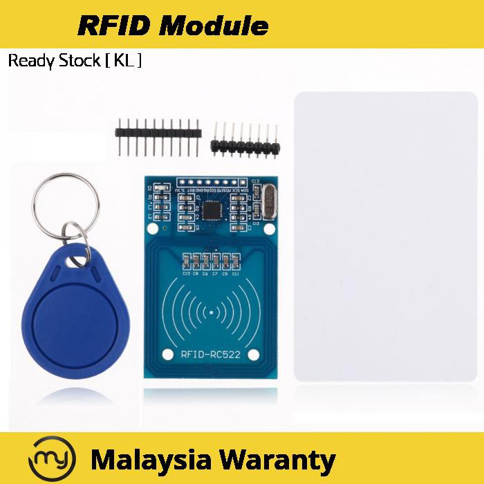 Arduino Rfid Rc522 Card Reader Detector Module Kit Shopee Malaysia 9004