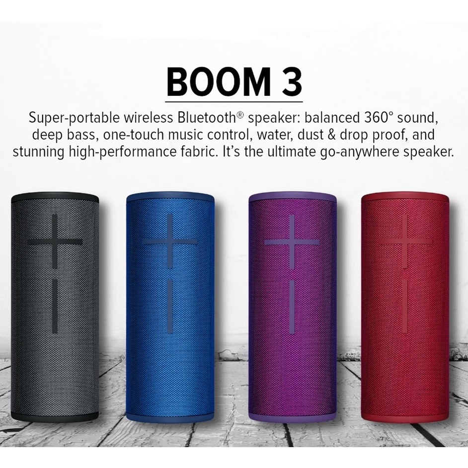 Ultimate Ears Boom 3 Bluetooth Wireless Speaker 