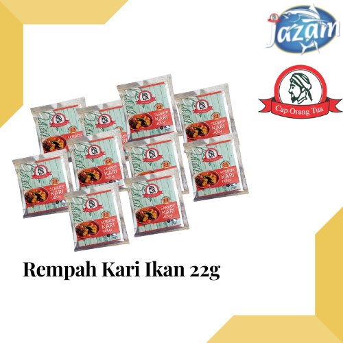 Buy Rempah Kari Cap Orang Tua Serbuk Kari Ikan 22g X 10 Packet Seetracker Malaysia