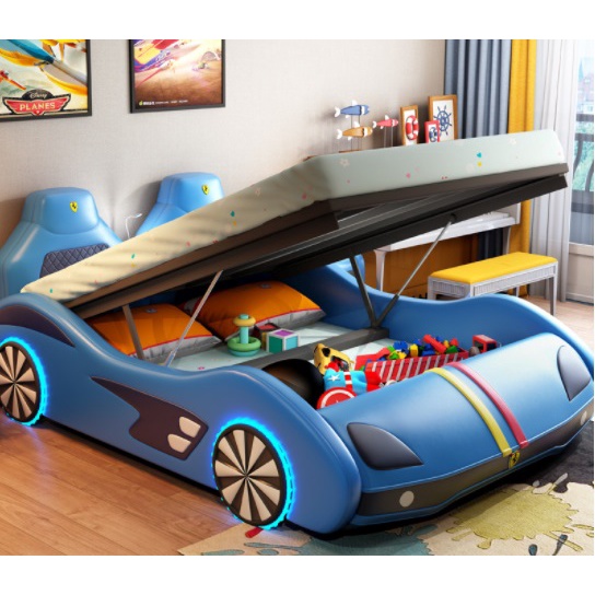 180X200Cm King Size Hydraulic Children Bed Car Storage Lift Sport Katil  Frame Budak Kid Cute Bedroom Kereta Kanak Tidur | Shopee Malaysia