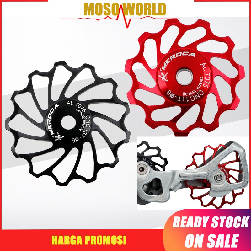 Gunung jalan basikal basikal 11T 13T aluminium Jockey Wheel Belakang