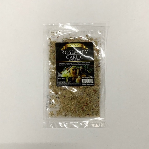 Herbs Garden Rosemary Garlic Seasoning 25g Shopee Malaysia