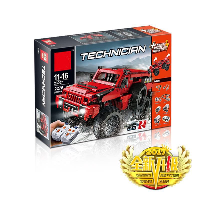 Marauder 23007 Technic MOC Motorized Remote Control Series Building Blocks Brick