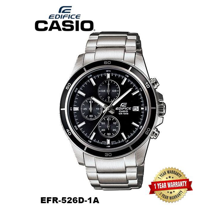 edifice casio wr 100m watch