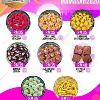 READY STOCKOmbak Rindu Cookies Viral Mamasab (50pcs ...